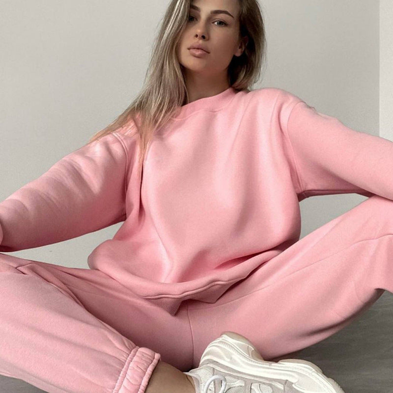 Damen bequemer und trendiger Sweatanzug R&B