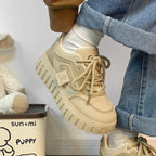 Damen Sportliche Plateau Sneaker mit modernes Design R&B