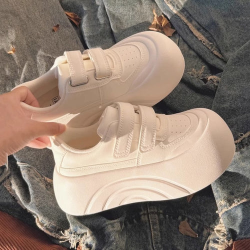 Damen Komfortable Sneaker mit verstellbarem Klettverschluss und gepolsterter Sohle R&B