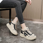 Damen High-Top Sport Sneakers mit warmem Innenfutter und rutschfester Sohle R&B