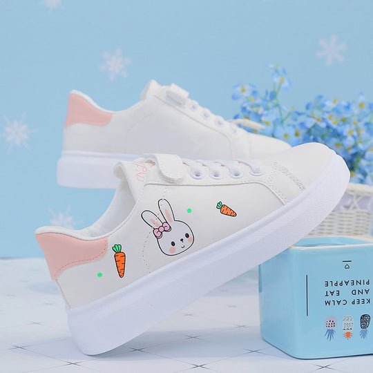 Damen Sneakers mit niedlichen Tiermotiven und bequemer Sohle R&B