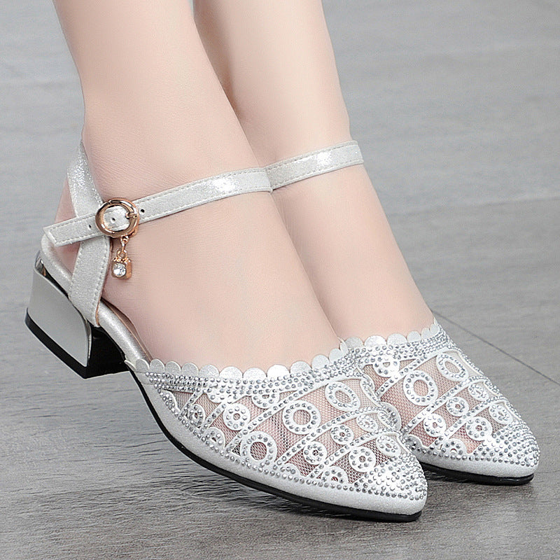 Damen elegante Ballerinas mit modischer Riemchenverzierung und komfortablem Fußbett R&B