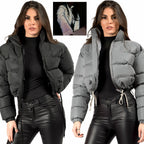 Damen trendige kurze Steppjacke R&B