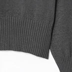 Damen gemütlicher Strickpullover mit weitem Schnitt und eleganter Bundabschlüsse R&B