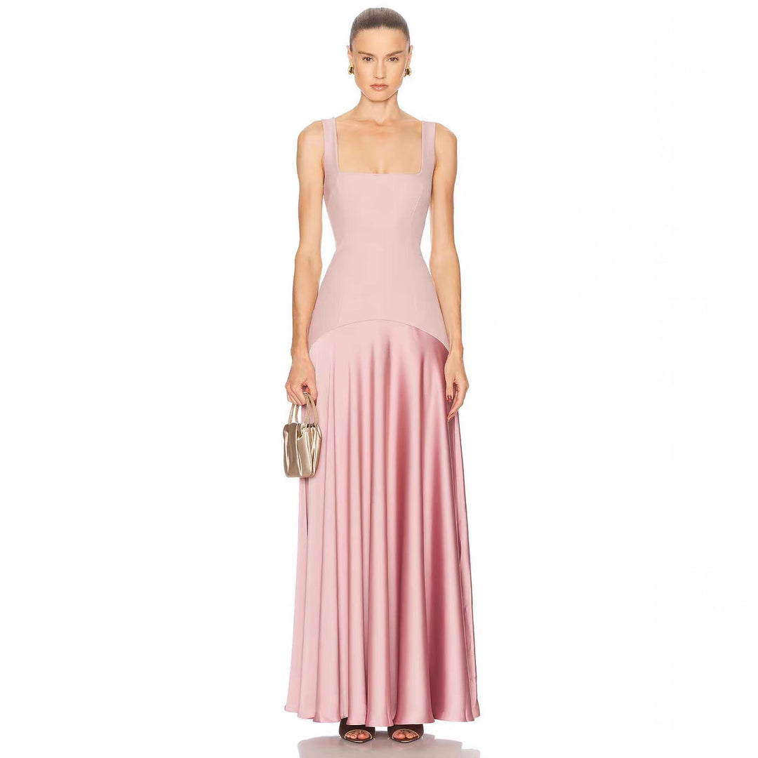 Damen elegantes Kleid mit figurformendem Schnitt und elegantem Reißverschluss R&B