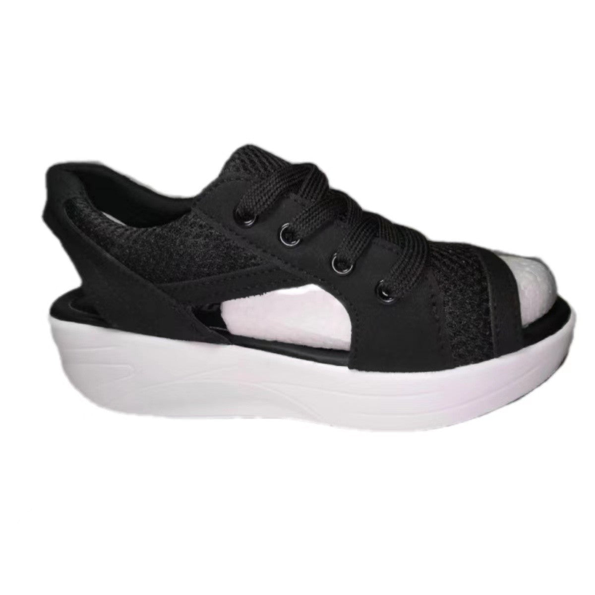 Damen Sportliche Plateau-Sandalen R&B