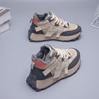 Damen Sportliche High-Top Sneakers mit kuscheligem Fleece-Futter und rutschfester Sohle R&B