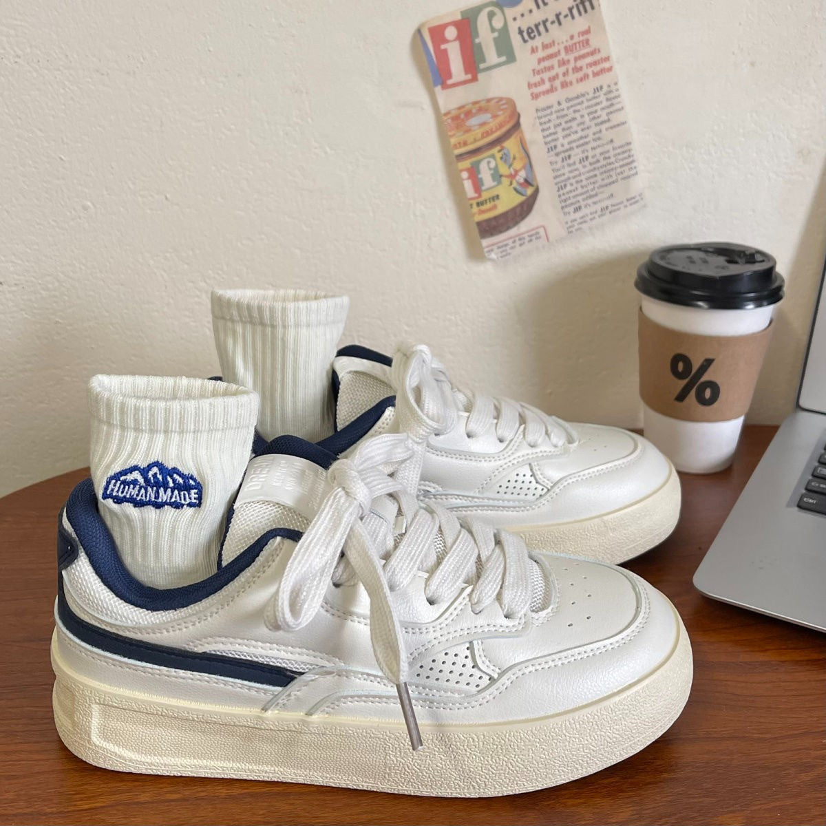 Damen Sportliche Sneaker mit atmungsaktivem Obermaterial und dämpfender Sohle R&B