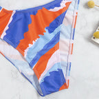 Damen Einteiliger Badeanzug mit asymmetrischem Schnitt und trendigem Ketten-Detail R&B