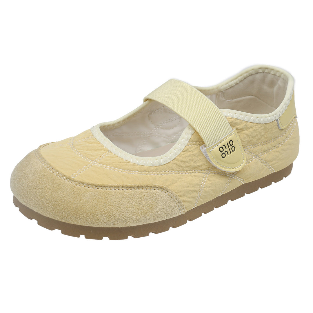 Damen Komfortable Ballerina-Schuhe mit herausnehmbarer Sohle R&B
