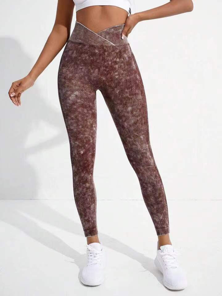 Damen Hochgeschnittene Sportleggings R&B