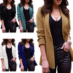 Damen Elegante, taillierte Blazerjacke aus feinem Material