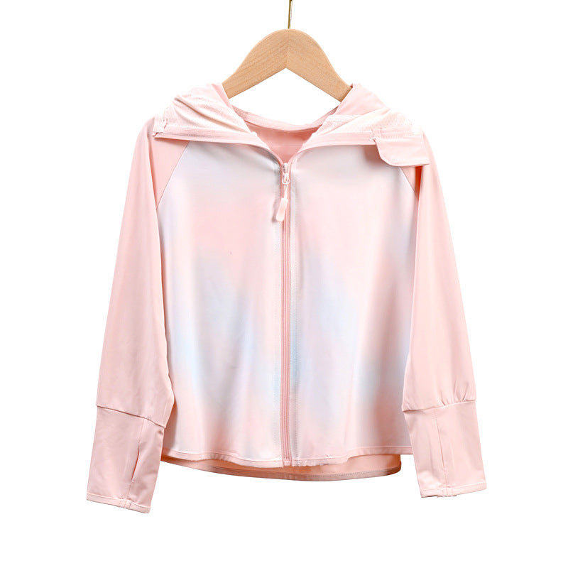 Damen atmungsaktive Sonnenschutzjacke mit Reißverschluss R&B