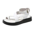 Damen Komfortable Zehentrenner-Sandalen mit verstellbarem Riemendesign R&B