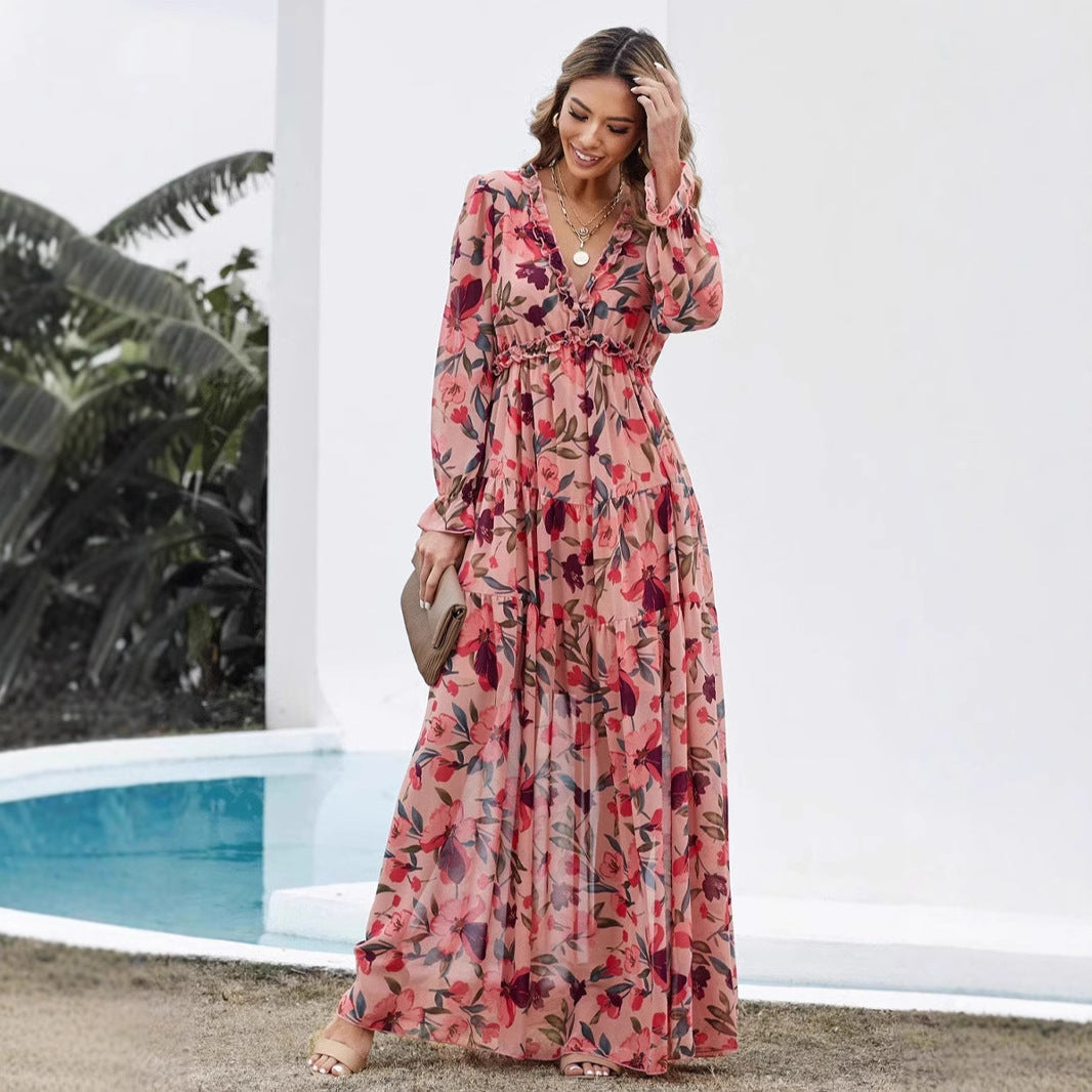 Damen Maxikleid R&B