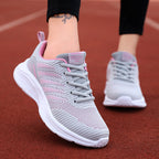 Damen atmungsaktive Performance-Laufschuhe mit dämpfender Sohle und flexiblem Obermaterial R&B