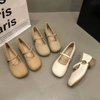 Damen Mary Jane Ballerinas mit dekorativem Riemen und bequemer Sohle R&B