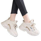 Damen Winterliche Sneaker mit warmem Futter und rutschfester Sohle