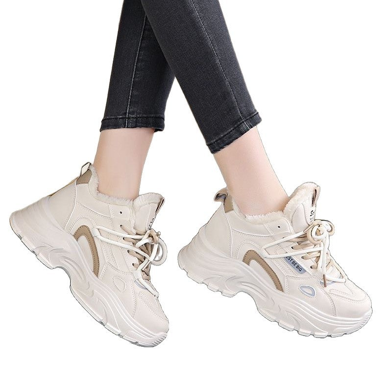 Damen Winterliche Sneaker mit warmem Futter und rutschfester Sohle