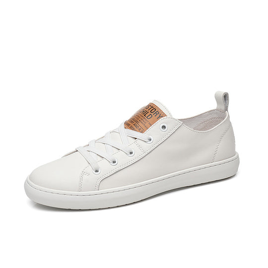 Damen elegante und bequeme Leder Sneakers mit atmungsaktivem Innenfutter R&B