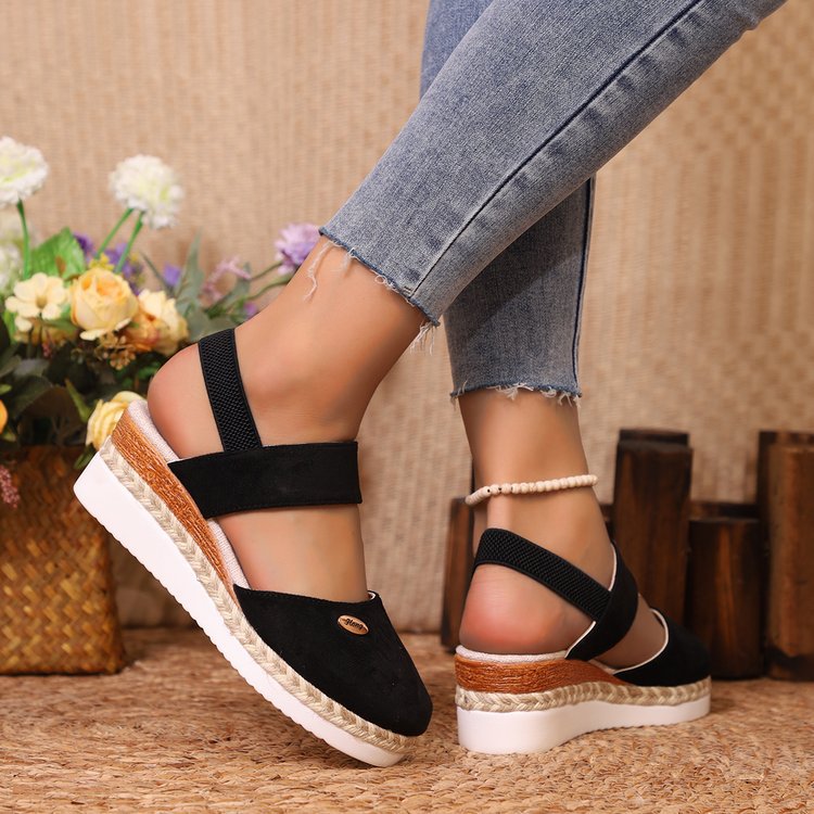 Damen Plateau Sandalen R&B
