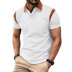 Herren Kurzarm Poloshirt mit strukturiertem Kragen und sportlichem Design R&B