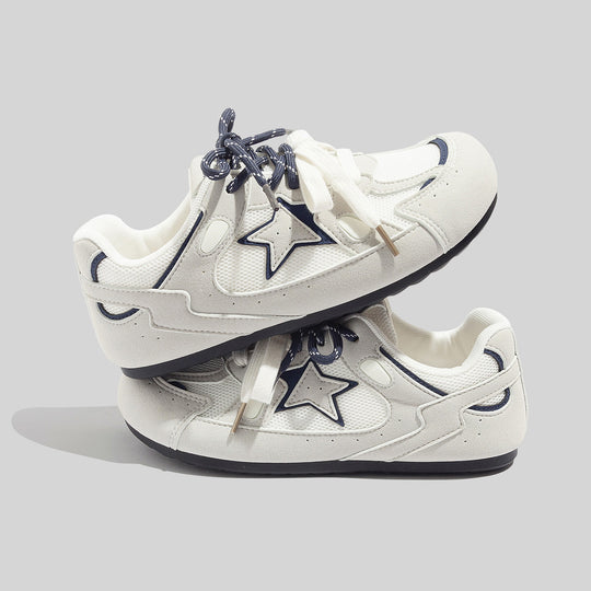 Damen Sportliche Sneakers mit atmungsaktivem Mesh-Obermaterial und flexibler Sohle R&B