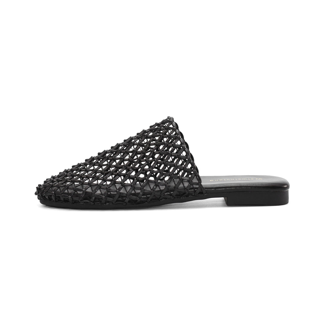 Damen Mules mit modernem Netzdesign und bequemer Innensohle R&B