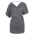 Damen Wickelkleid mit raffiniertem Schnitt R&B
