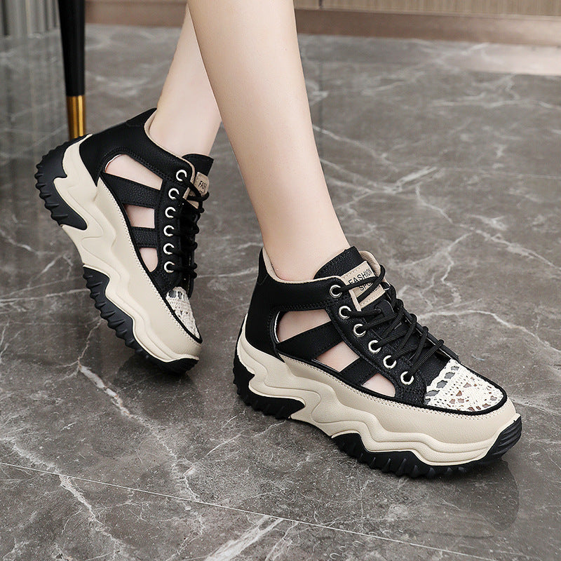 Damen modische Sneakers mit strukturiertem Obermaterial und hohem Tragekomfort R&B