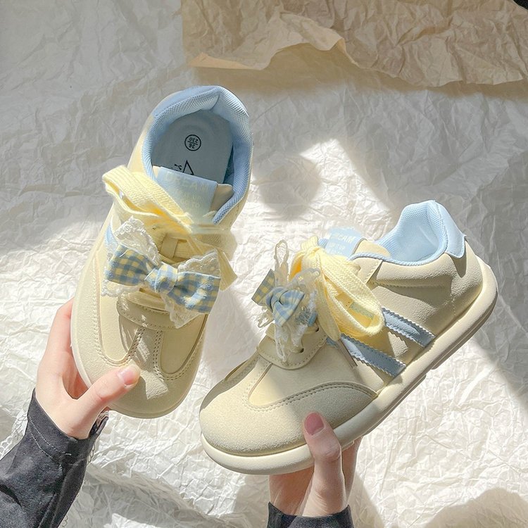 Damen Sneakers mit verspieltem Design und dekorativen Schleifen R&B