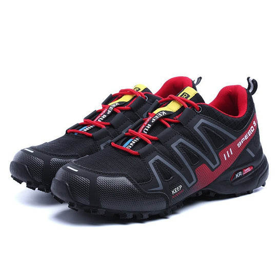Damen Outdoor-Laufschuhe mit rutschfester Profilsohle und atmungsaktivem Obermaterial R&B