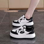 Damen Komfortable Sneaker mit dicker Laufsohle und modischem Design R&B