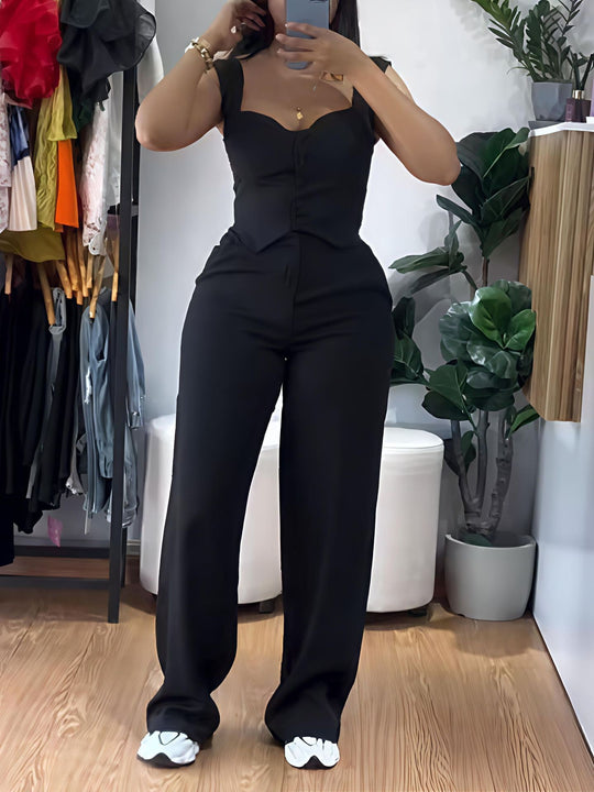 Damen Jumpsuit mit tailliertem Schnitt R&B
