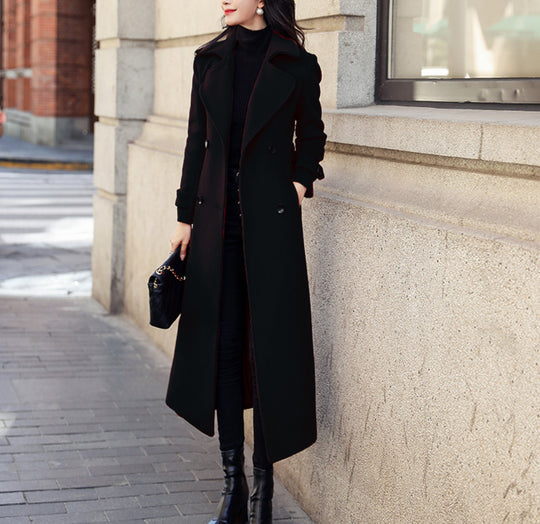 Damen luxuriöser Trenchcoat R&B