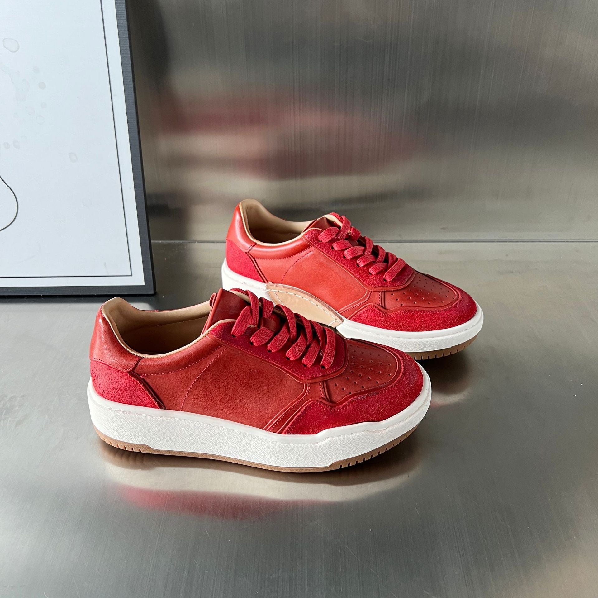 Damen Sportliche Sneakers mit weichem Obermaterial und rutschfester Sohle R&B