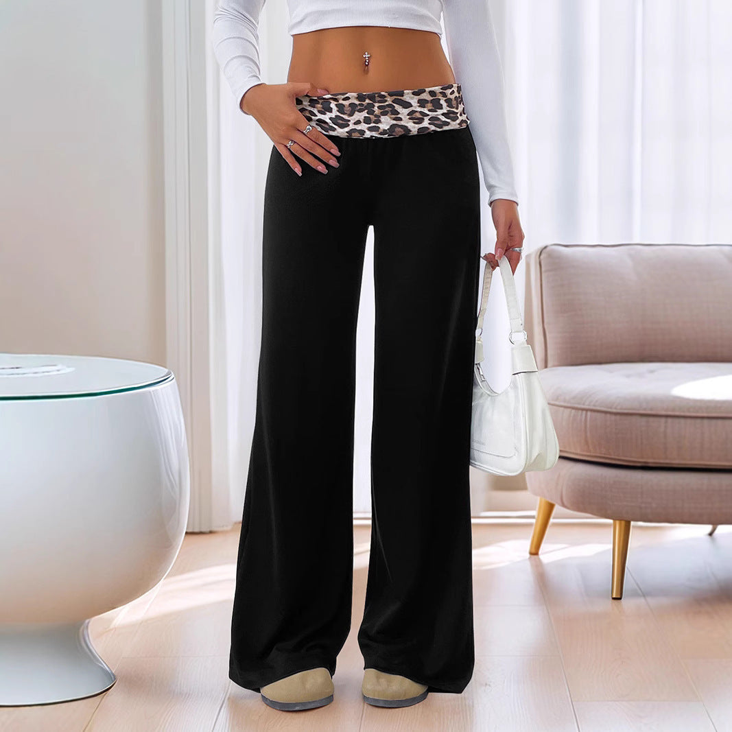 Damen Elegante und bequeme Freizeithose mit modischem Bund R&B