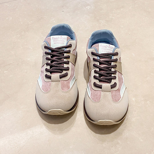 Damen modische Freizeitsneaker mit strapazierfähiger Oberfläche und dämpfendem Sohlenprofil R&B