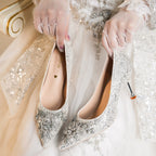Damen Glamouröse High Heels mit funkelnden Strassverzierungen R&B