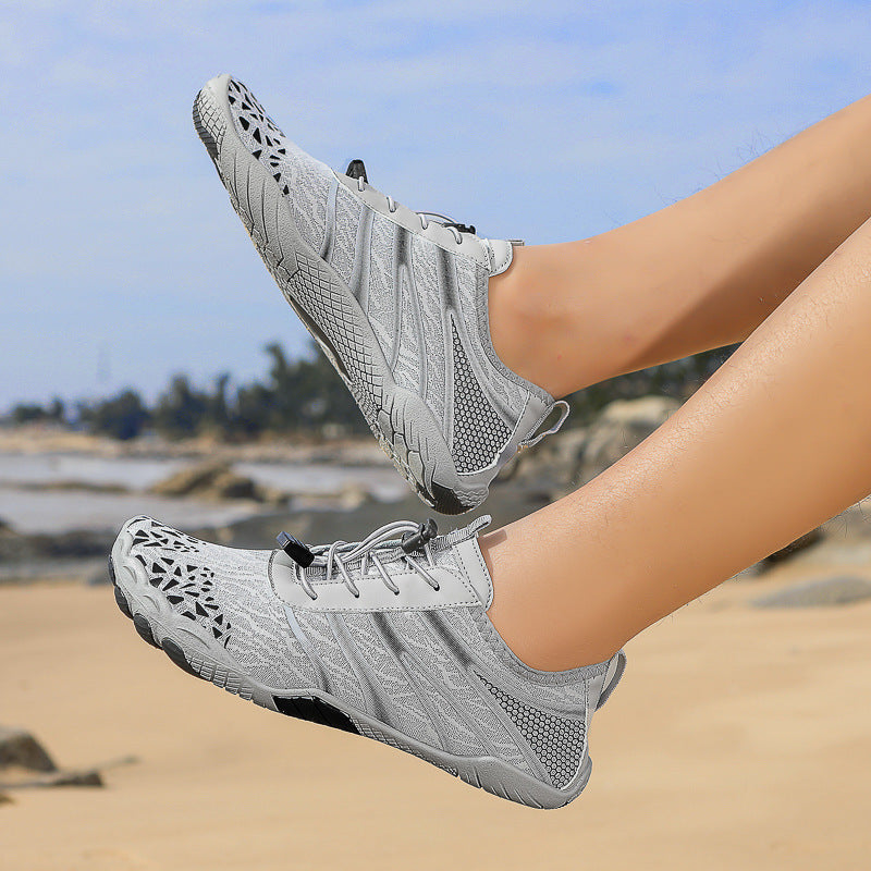 Damen wasserdichte Freizeitschuhe mit innovativer Schnellschnürtechnologie