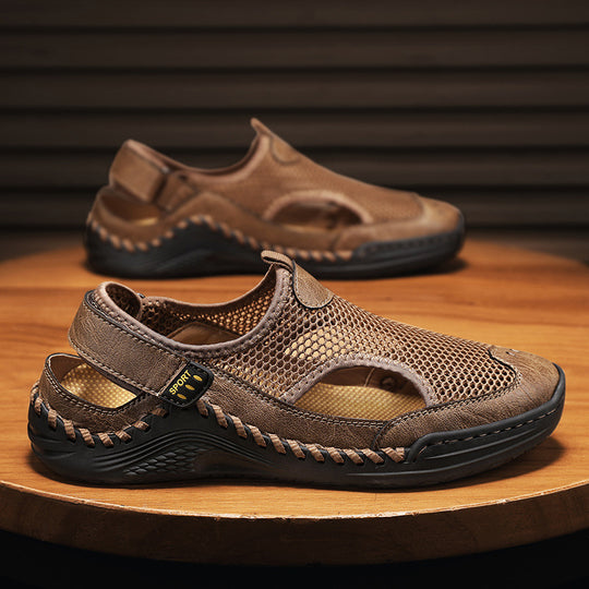 Damen Sportliche Outdoor-Sandalen mit rutschfester Sohle und atmungsaktivem Netz R&B