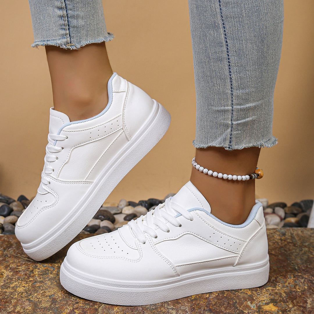 Damen Schnürsneaker mit atmungsaktivem Obermaterial und komfortablem Fußbett R&B