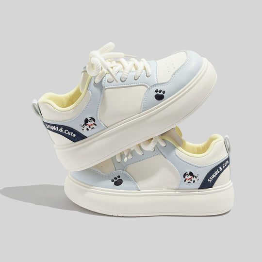 Damen Sportliche Sneakers mit verspieltem Tiermotiv R&B
