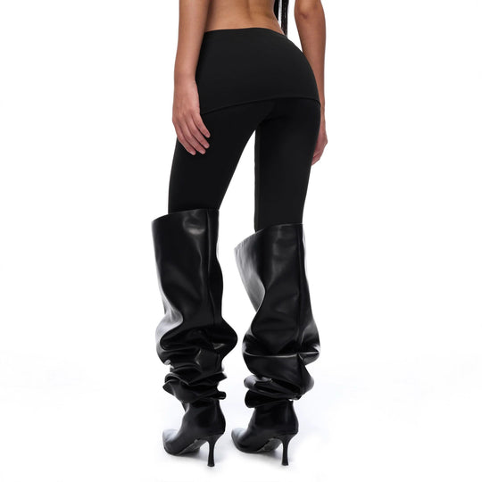 Damen Sportliche Leggings mit breitem Bund R&B