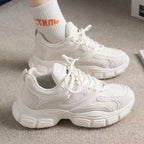 Damen Sportliche Sneakers mit atmungsaktiver Struktur und stoßdämpfender Sohle R&B