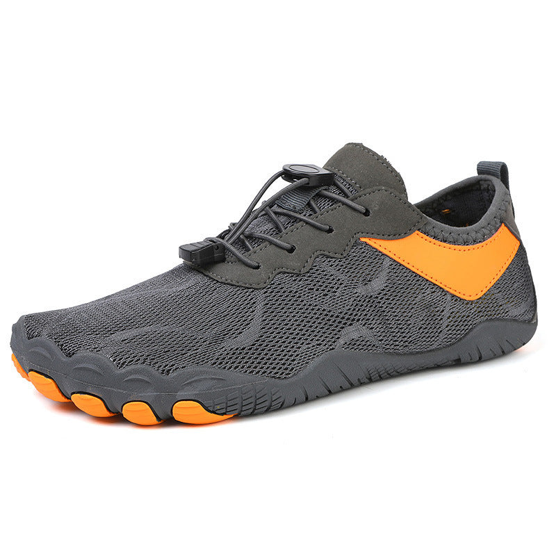 Damen Atmungsaktive Badeschuhe mit rutschfester Sohle und elastischem Schnürsystem R&B