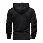 Herren Hoodie mit innovativem Kragen und praktischer Taschenlösung