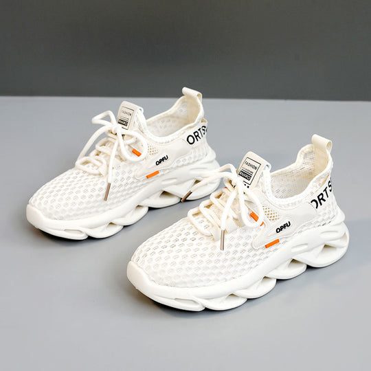 Damen Sportliche Sneaker mit atmungsaktiver Mesh-Oberfläche und dämpfendem Profil R&B