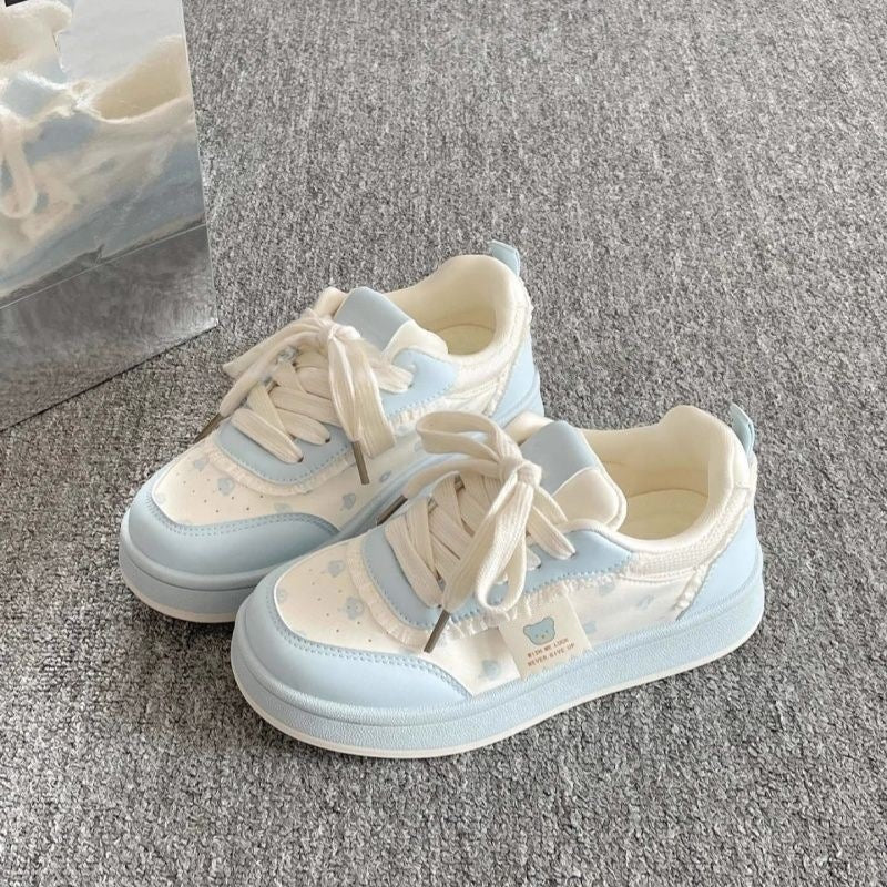 Damen Schnürsneaker mit verspieltem Design und dämpfender Sohle R&B