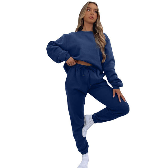Damen bequeme Sweatshirt und Jogginghose Freizeitanzug R&B